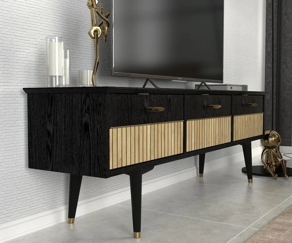 Bolea Tv Stand Senkronsiyah - Bona - Resim 4