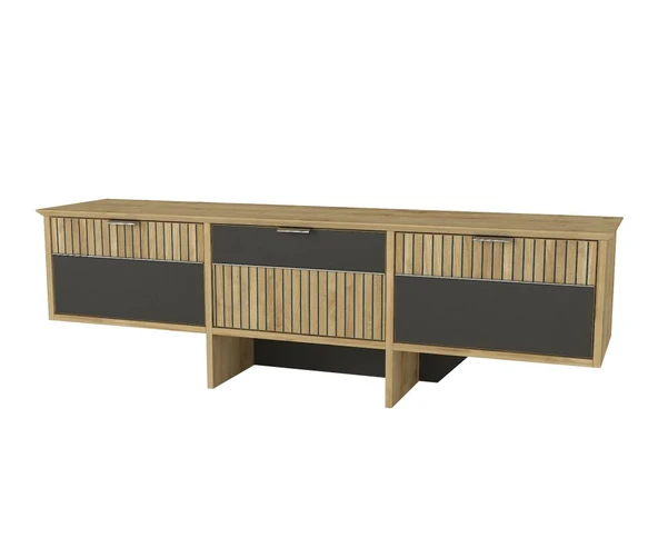 Poleth Tv Stand Safir - Antrasit - Bona - Resim 6