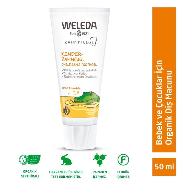 Weleda Bebek ve Çocuklar için Organik Diş Macunu 50ml ürün görseli 1