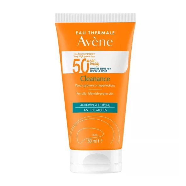 Avene Solaire Cleanance SPF 50+ Yağlı Ciltler için Güneş Koruyucu 50 ml ürün görseli 1