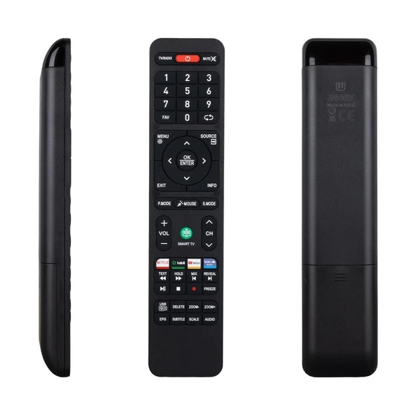 Ayt Weko Onvo Saba Nordmende Morio Bein Tabii Netflix Youtube Tuşlu Androıd Smart Lcd TV Kumanda ürün görseli 1