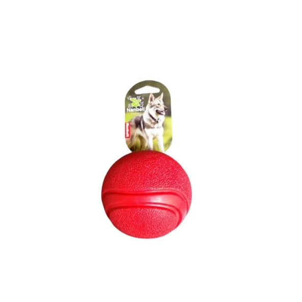 Nanbell 851009 Kedi ve Köpek Oyuncak Sert Top 8 cm ürün görseli 1