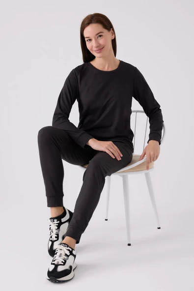 Pierre Cardin 8925 Embroidered Kadın Uzun Kol Pijama Takım ürün görseli 1
