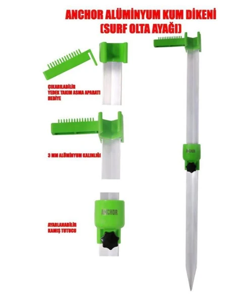Ayarlanabilir Surf Kamış Ayağı 120 cm ( Kum Dikeni ) ürün görseli 1