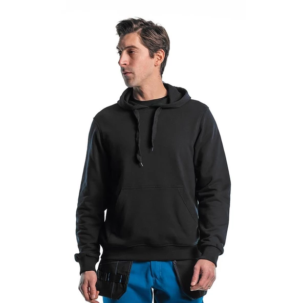 Şensel, Kapüşonlu Sweatshirt, Siyah -107E650- Kışlık, Cepli ürün görseli 1