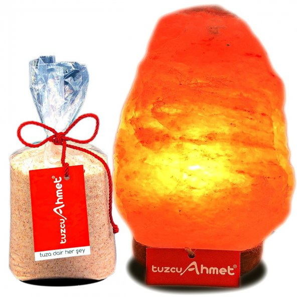 Tuzcu Ahmet 2-3 Kg  Himalaya Kaya Tuzu Lambası 1 Kg Himalaya Tuzu Hediyeli ürün görseli 1