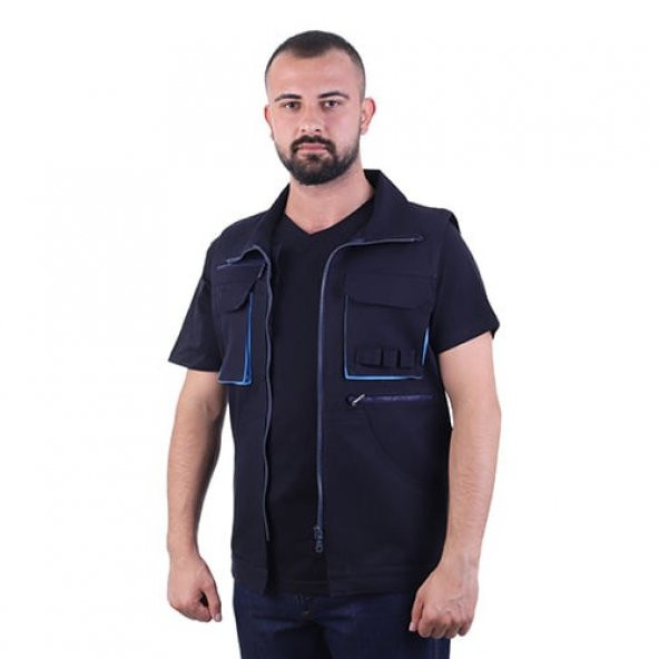 ESER - Teknik Bol Cepli İş Yeleği - Lacivert ürün görseli 1