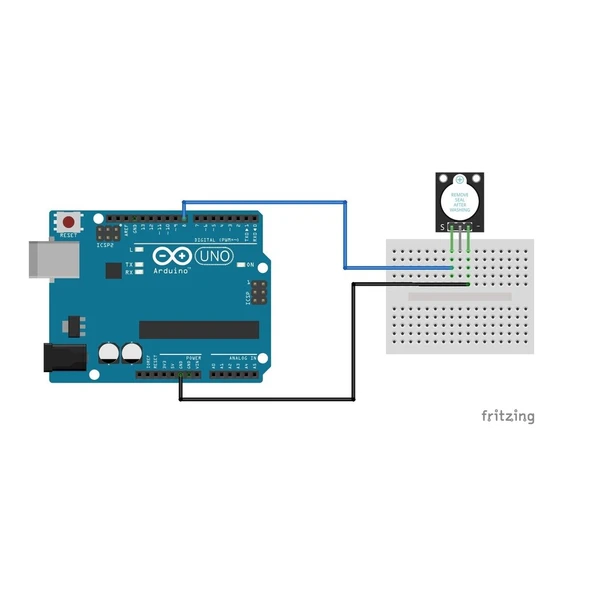Arduino Aktif Buzzer Modülü, Raspberry 5V Manyetik Ses - Resim 5