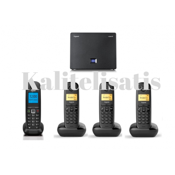 Gigaset Analog & IP 4 Dahili Telsiz Kablosuz Telefon Santrali ürün görseli 1