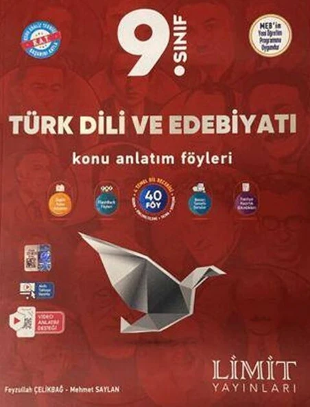 Limit Yayınları 9. Sınıf Türk Dili ve Edebiyatı Konu Anlatım Föyleri ürün görseli 1