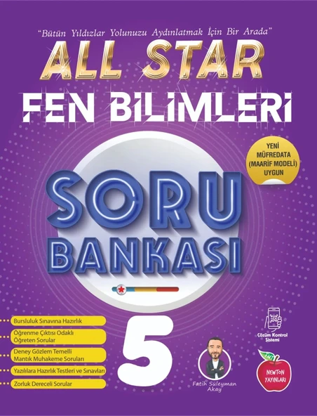 Newton Yayınları Yeni 5.Sınıf All Star Soru Bankası Fen Bilimleri ürün görseli 1