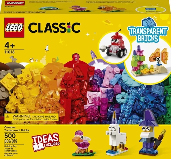 LEGO-11013 Classic Yaratıcı Şeffaf Yapım Parçaları ürün görseli 1