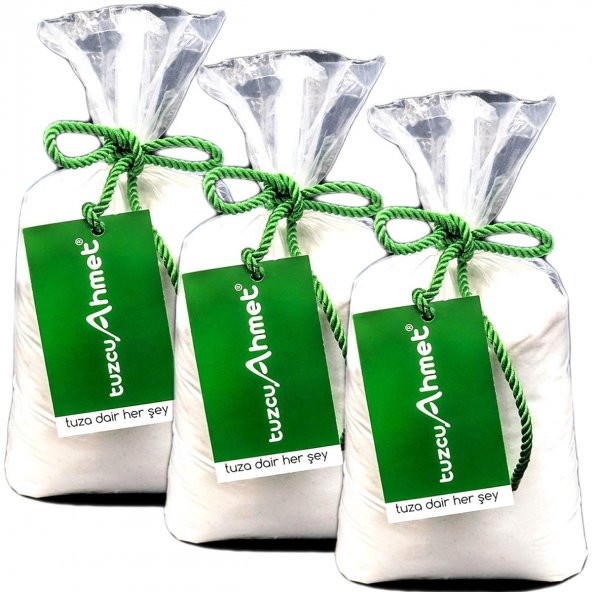 Kaya Tuzu 3 Adet 1 kg Taş Değirmende Öğütülmüş 100 Doğal ürün görseli 1