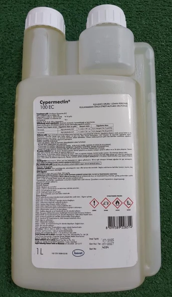 Bavet Cypermectin 100 EC Genel Haşere İlacı 1 L - Resim 2