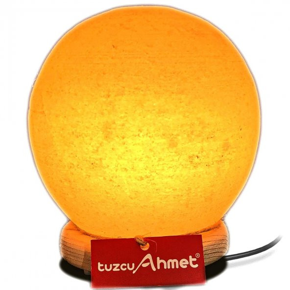 Tuzcu Ahmet Tuz Lambası Küre Model Beyaz Tuzdan Yapılmış ürün görseli 1