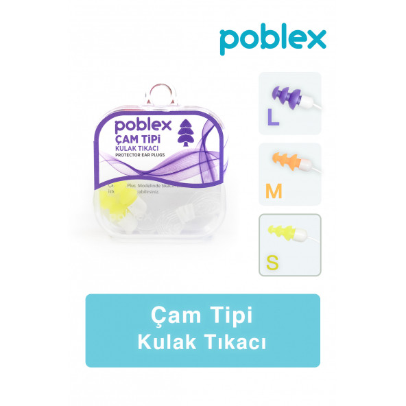 POBLEX Kulak Tıkacı Çam Tipi (S) ürün görseli 1