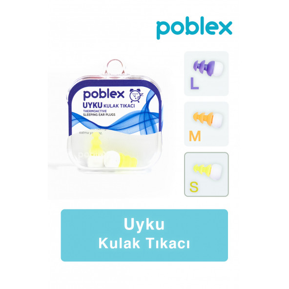 POBLEX Uyku Kulak Tıkacı S ürün görseli 1