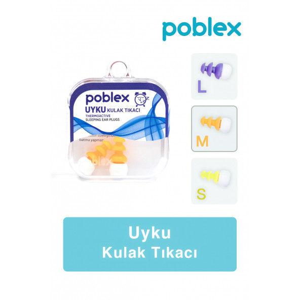 POBLEX Uyku Kulak Tıkacı M ürün görseli 1