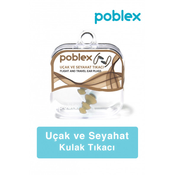 POBLEX Uçak Ve Seyahat Tıkacı ürün görseli 1