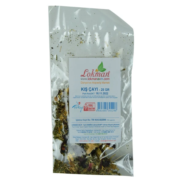 Bitkisel Karışık Osmanlı Çayı Kış Çayı 25 Gr Paket - Resim 3