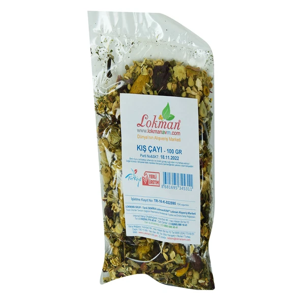 Bitkisel Karışık Osmanlı Çayı Kış Çayı 100 Gr Paket - Resim 3