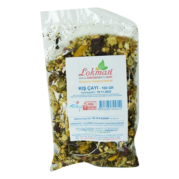Bitkisel Karışık Osmanlı Çayı Kış Çayı 100 Gr Paket - Resim 4