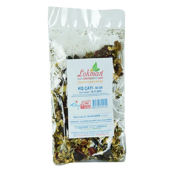 Bitkisel Karışık Osmanlı Çayı Kış Çayı 50 Gr Paket - Resim 3