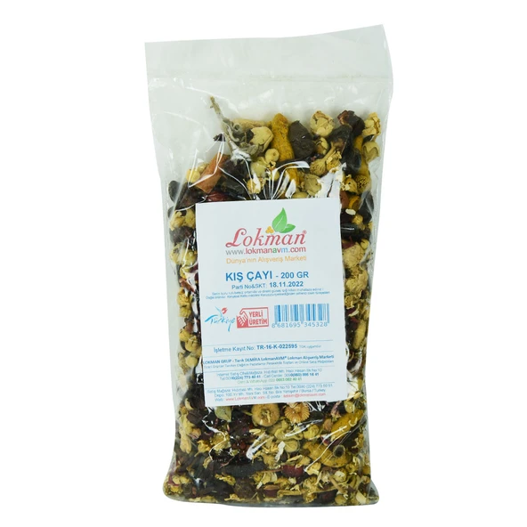 Bitkisel Karışık Osmanlı Çayı Kış Çayı 200 Gr Paket - Resim 2