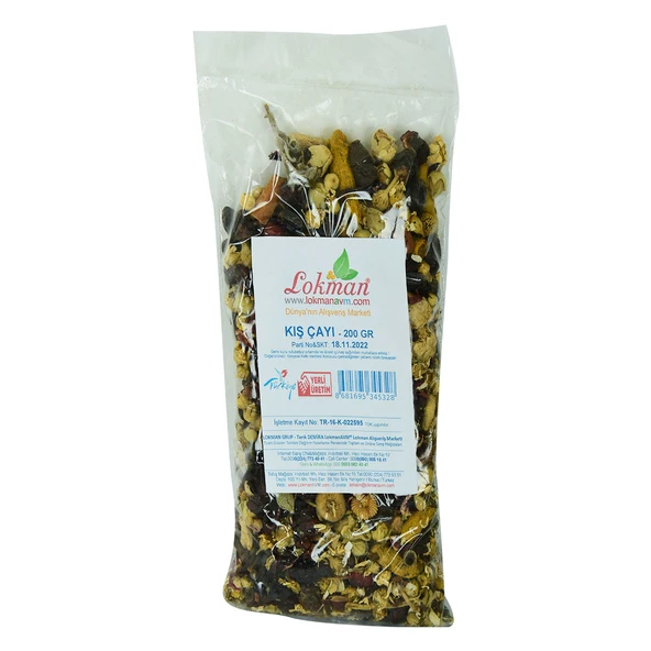Bitkisel Karışık Osmanlı Çayı Kış Çayı 200 Gr Paket - Resim 4