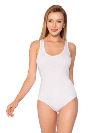 3 Adet Gümüş Bayan Likralı Geniş Askılı Çıtçıtlı Body 4027 ürün görseli 1