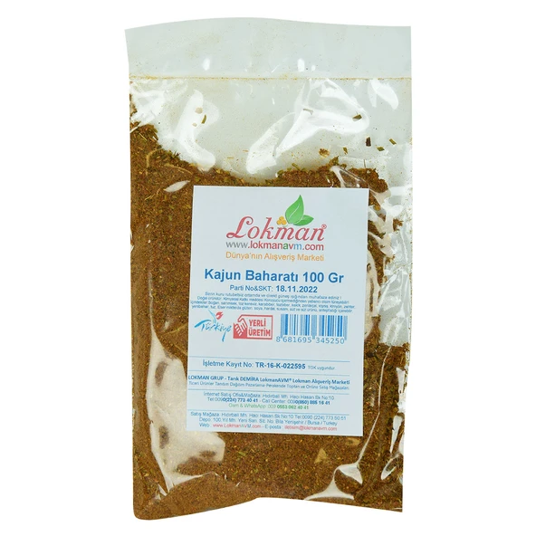 Kajun Baharatı 100 Gr Paket - Resim 4