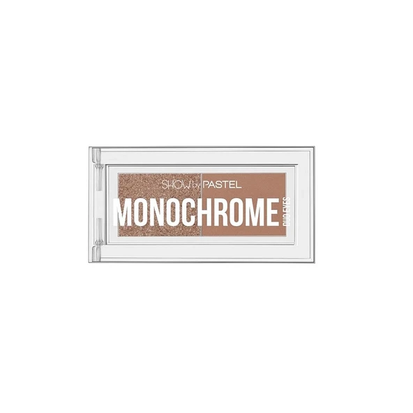 Pastel Show By Pastel Monochrome Eyeshadow 2x1.3g No22 Mocha Latte ürün görseli 1