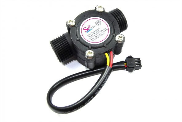 YF-S201 Su Akış Sensörü ve Hidrolik Basınç Sensörü Water Flow Sensor - Resim 4