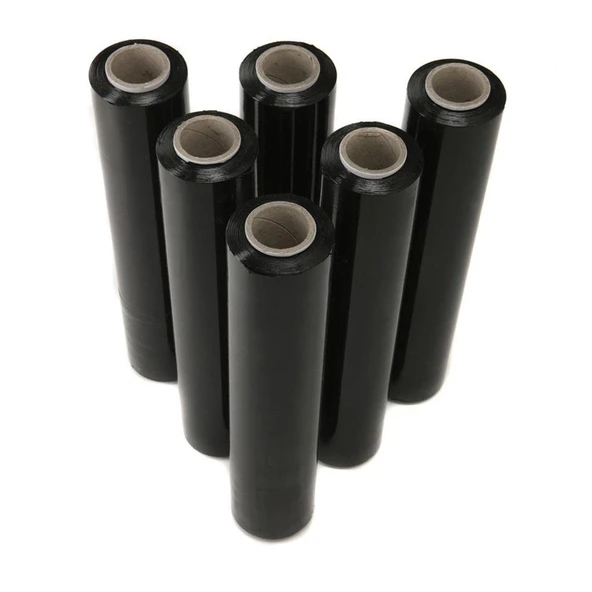 Siyah Palet Streç 50 CM 17 Mic.  2000Gr / 300mt. - Resim 3