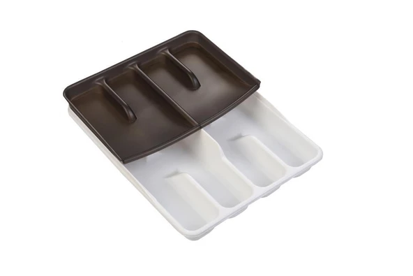 Moonstar Çekmece İçi Kaşıklık 9Gözlü Çift Katlı Çatal Bıçak Organızer 34X27CM-IKSET-173 ürün görseli 1