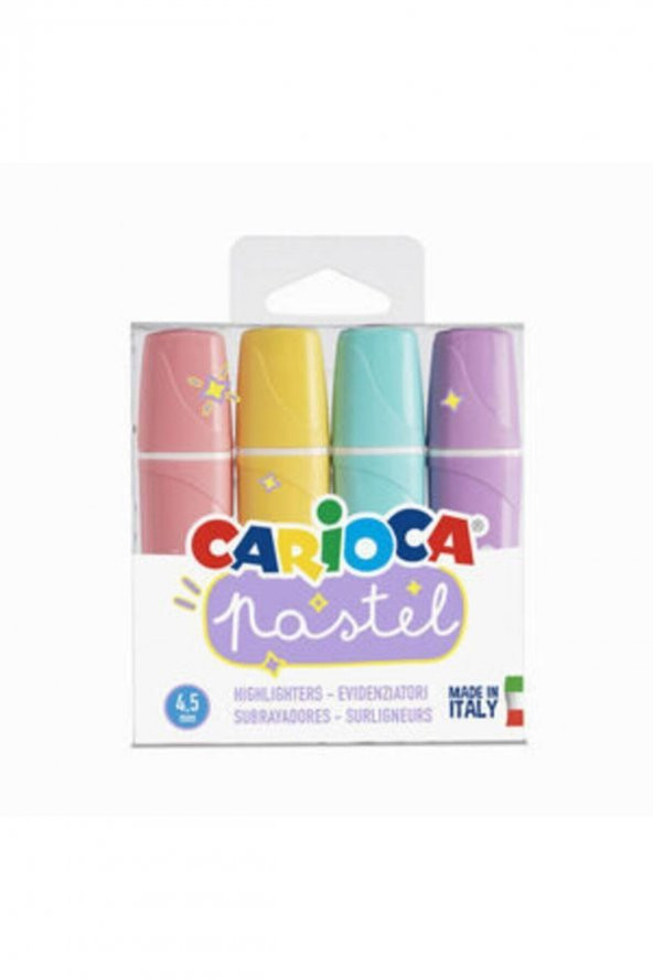 Carioca Fosforlu Kalem Pastel 4 LÜ 43167 ürün görseli 1