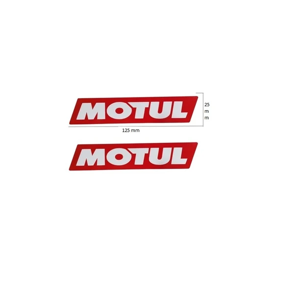 Motul Sticker (Etiket) 2li ürün görseli 1