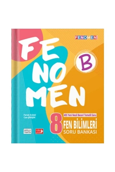 FENOMEN 8.SINIF FEN BİLİMLERİ SORU BANKASI-B ürün görseli 1