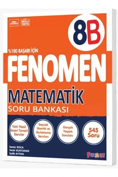 FENOMEN 8.SINIF MATEMATİK SORU BANKASI -B ürün görseli 1