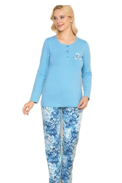 Alperi 79-60 Kadın Uzun Kol Pijama Takım ürün görseli 1