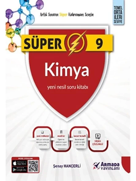 ARMADA 9.SINIF SÜPER KİMYA SORU KİTABI YENİ NESİL ürün görseli 1