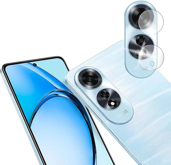 Oppo A60 Esnek Nano Kamera Lens Koruyucu (1 Set) ürün görseli 1