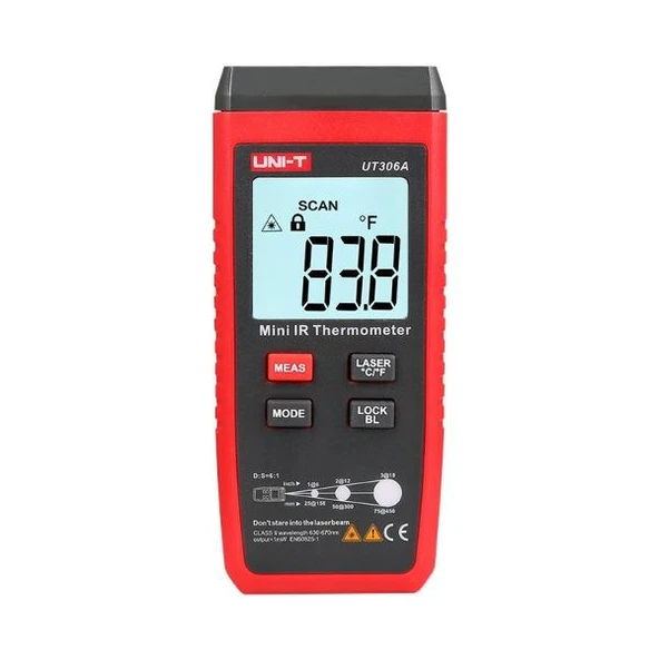 Unit UT-306A Mini Kızılötesi Lazer Termometre ürün görseli 1
