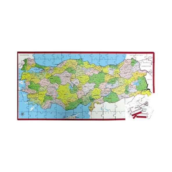 LCSH001 SİYASİ HARİTA FRAME ürün görseli 1