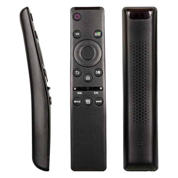 Huayu RM-L1593 Samsung Netflix Prime Video Tuşlu Lcd Led Tv Sihirli Kumanda Uhd Curved Tv Kumandası ürün görseli 1