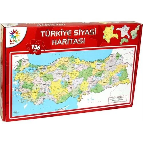 LCSH002 SİYASİ HARİTA KUTULU ürün görseli 1