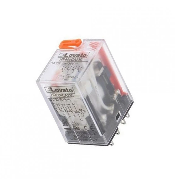 Lovato HR604CA230 4 Kutuplu 5A Röle ürün görseli 1