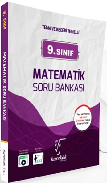 Karekök Yayınları 9. Sınıf Matematik Soru Bankası ürün görseli 1