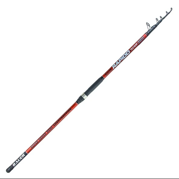 BAUER RAPIDO TELESKOPİK SURF OLTA KAMIŞI 390 CM 100-200 Gr. ürün görseli 1