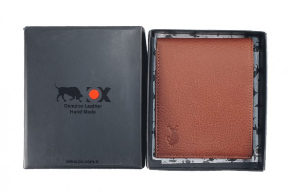 OX Classico Deri Cüzdan Taba - Resim 6